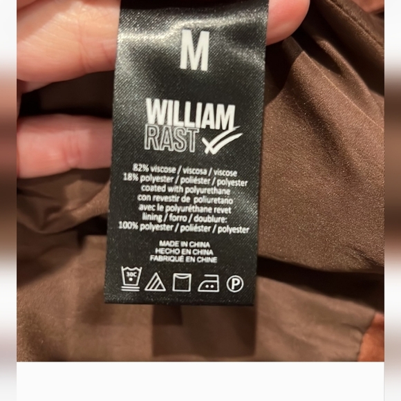 NWT WILLIAM RAST Kate Moto Jacket in Camel, Size Medium - Picture 4 of 11